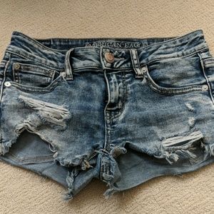 Cute Distressed Denim Shorts